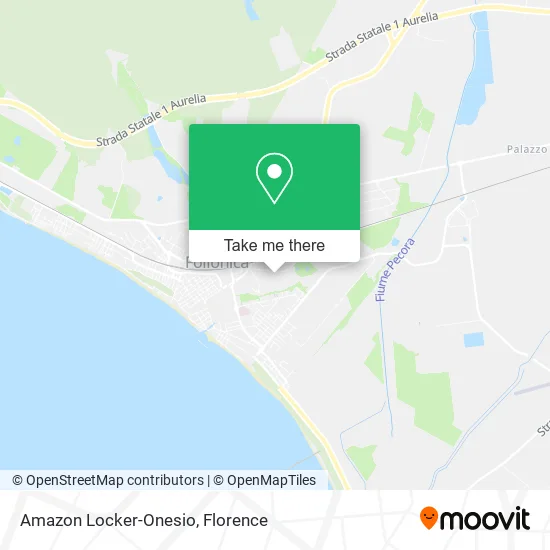 Amazon Locker-Onesio map