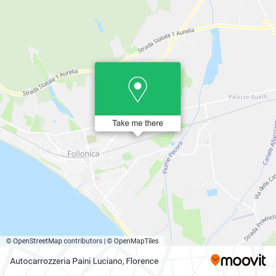 Autocarrozzeria Paini Luciano map