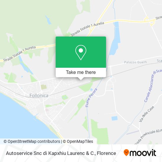 Autoservice Snc di Kapxhiu Laurenc & C. map