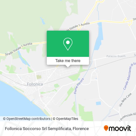 Follonica Soccorso Srl Semplificata map