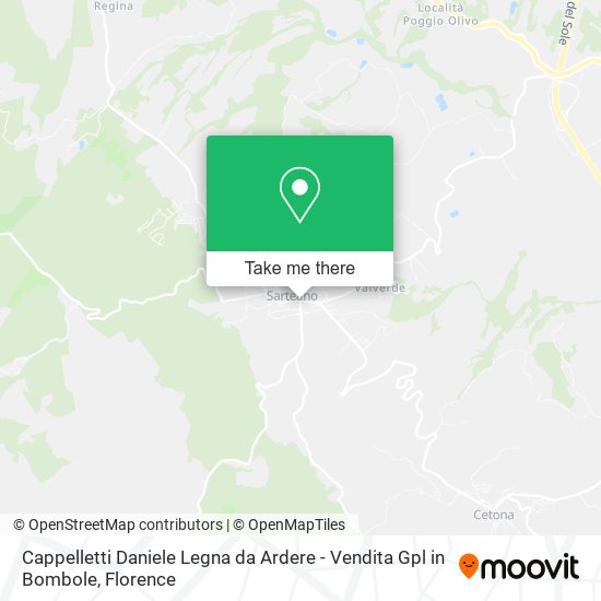 Cappelletti Daniele Legna da Ardere - Vendita Gpl in Bombole map