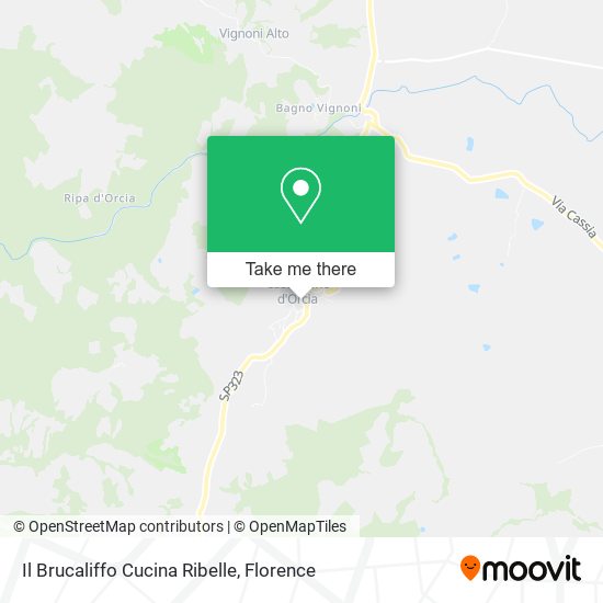 Il Brucaliffo Cucina Ribelle map