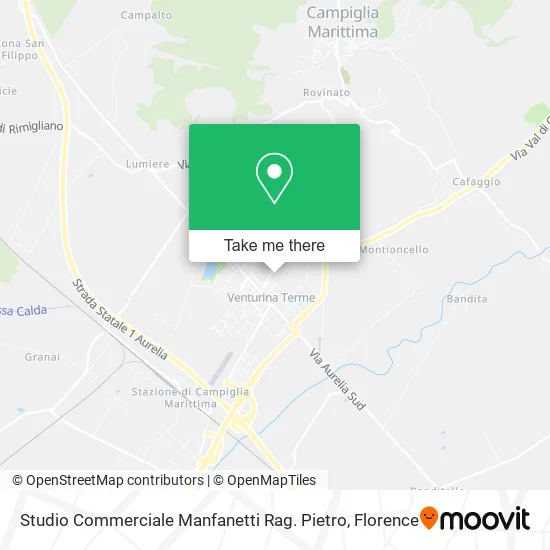 Studio Commerciale Manfanetti Rag. Pietro map