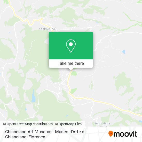 Chianciano Art Museum - Museo d'Arte di Chianciano map