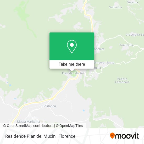 Residence Pian dei Mucini map