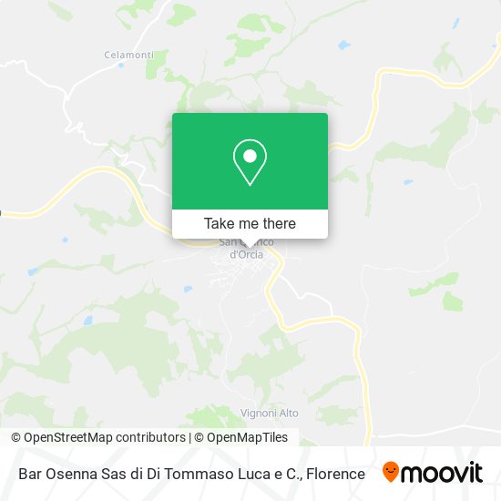 Bar Osenna Sas di Di Tommaso Luca e C. map