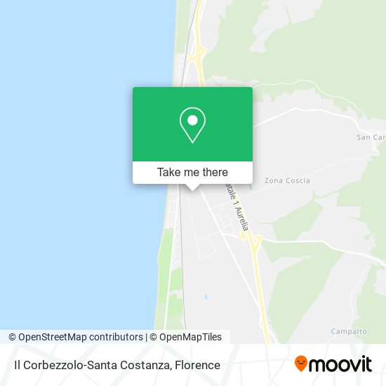 Il Corbezzolo-Santa Costanza map