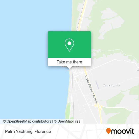 Palm Yachting map