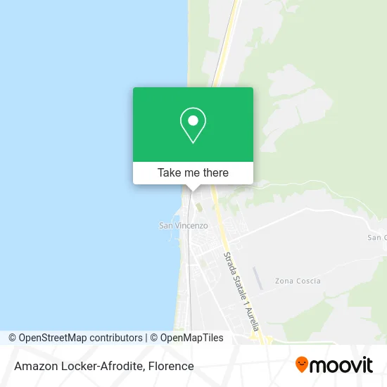 Amazon Locker-Afrodite map