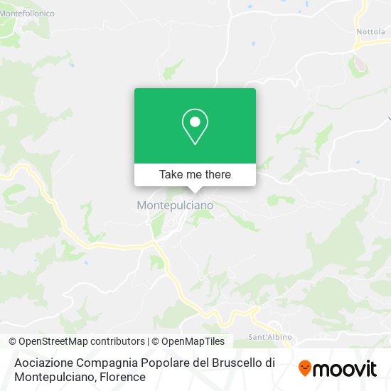 Aociazione Compagnia Popolare del Bruscello di Montepulciano map