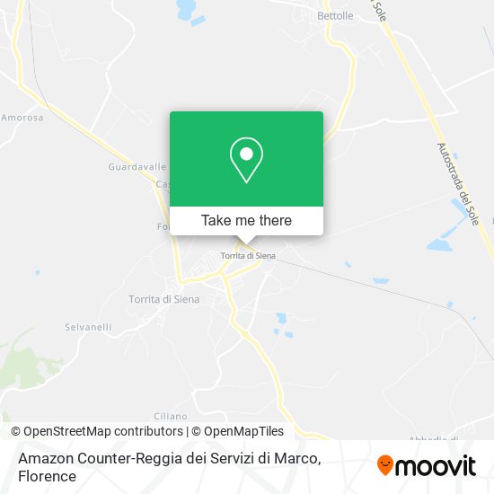 Amazon Counter-Reggia dei Servizi di Marco map