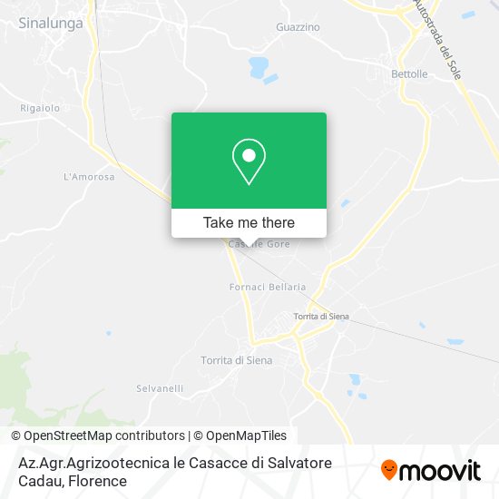 Az.Agr.Agrizootecnica le Casacce di Salvatore Cadau map