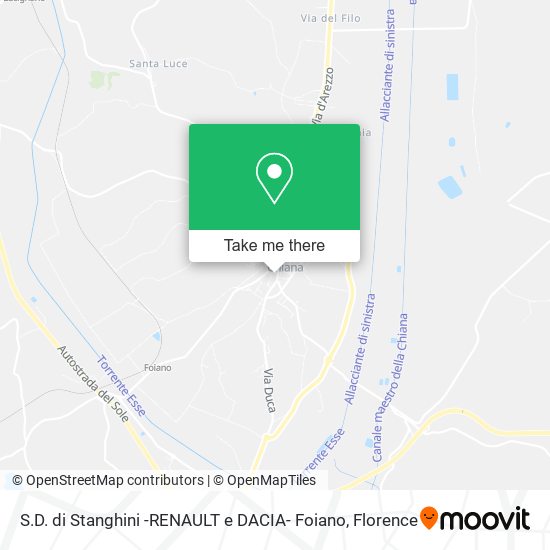 S.D. di Stanghini -RENAULT e DACIA- Foiano map