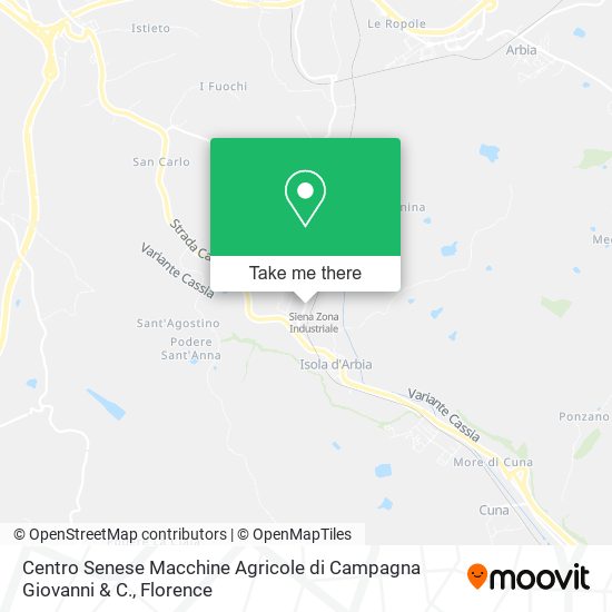 Centro Senese Macchine Agricole di Campagna Giovanni & C. map