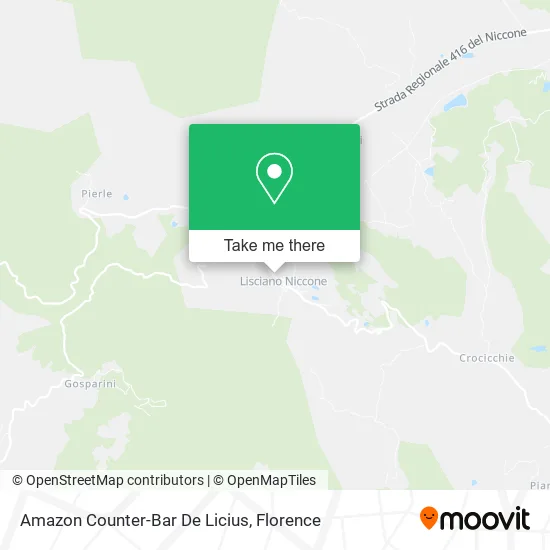 Amazon Counter-Bar De Licius map
