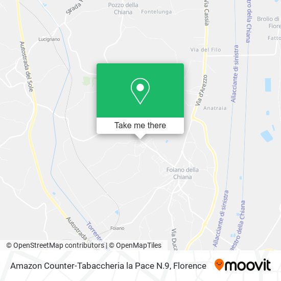 Amazon Counter-Tabaccheria la Pace N.9 map