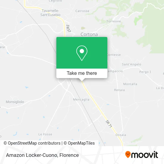 Amazon Locker-Cuono map