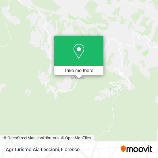 Agriturismo Aia Leccioni map