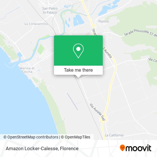 Amazon Locker-Calesse map