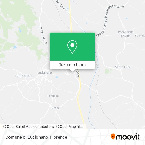 Comune di Lucignano map