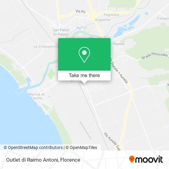 Outlet di Raimo Antoni map