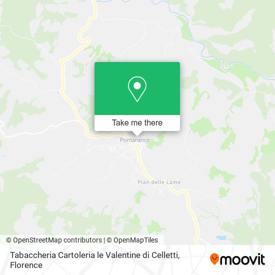 Tabaccheria Cartoleria le Valentine di Celletti map