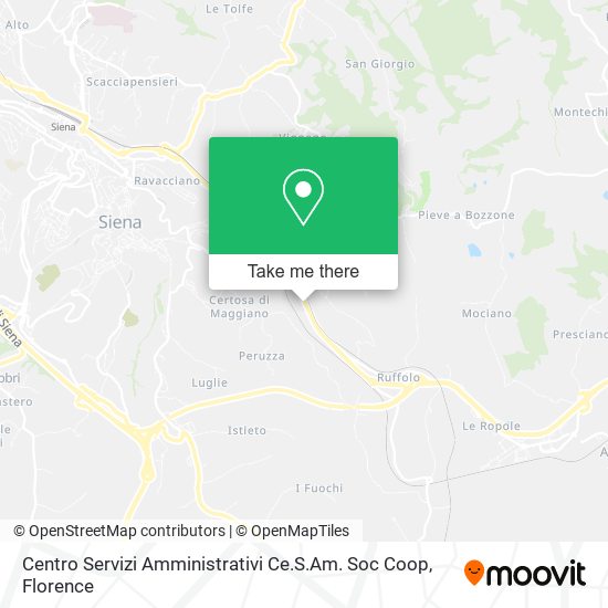 Centro Servizi Amministrativi Ce.S.Am. Soc Coop map