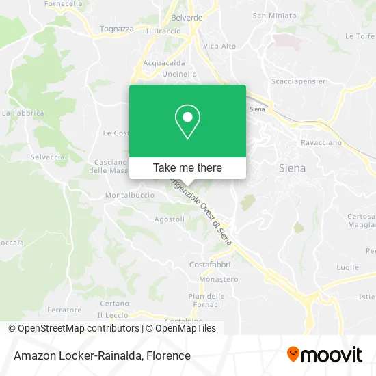 Amazon Locker-Rainalda map