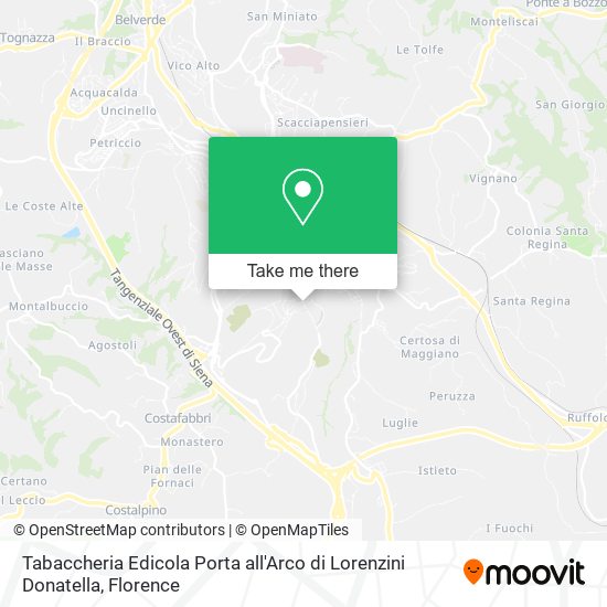 Tabaccheria Edicola Porta all'Arco di Lorenzini Donatella map