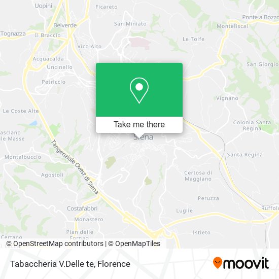 Tabaccheria V.Delle te map