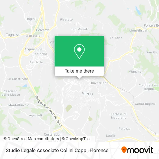 Collini Coppi Associated Legal Studio map