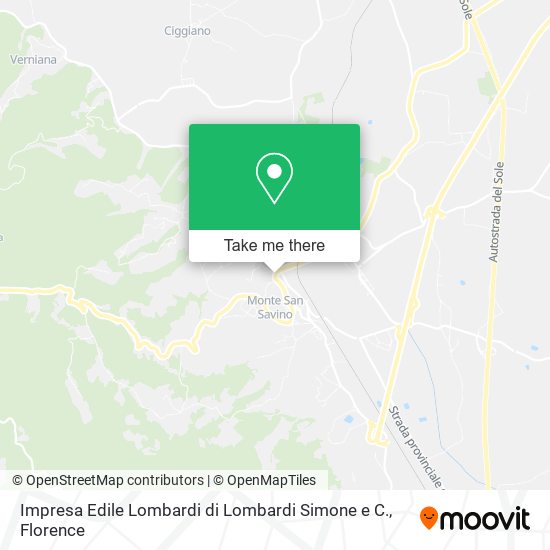 Impresa Edile Lombardi di Lombardi Simone e C. map