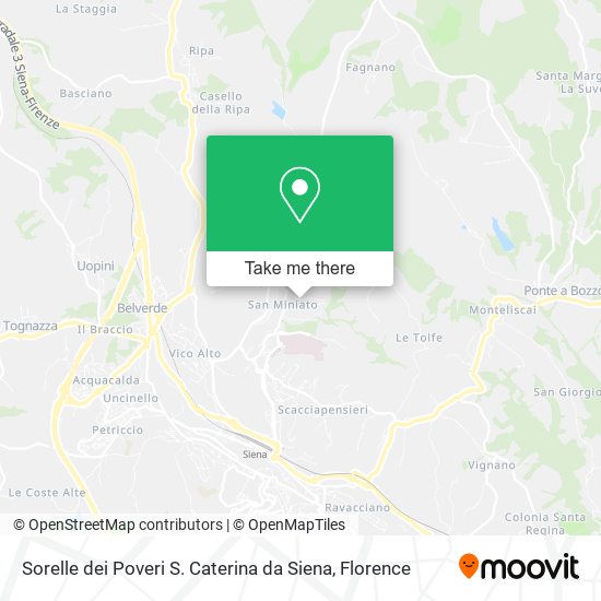 Sorelle dei Poveri S. Caterina da Siena map