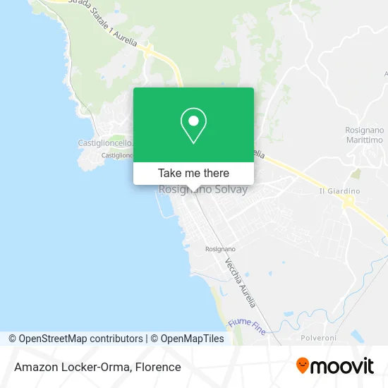 Amazon Locker-Orma map