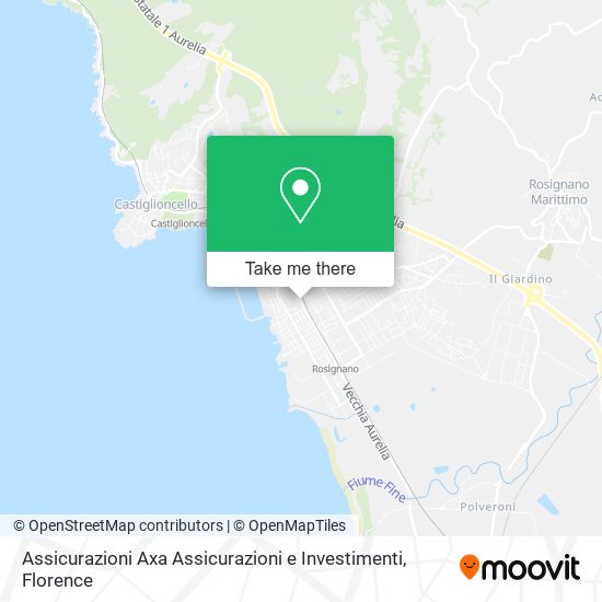 Assicurazioni Axa Assicurazioni e Investimenti map