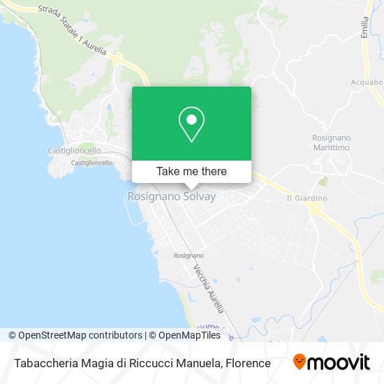 Tabaccheria Magia di Riccucci Manuela map