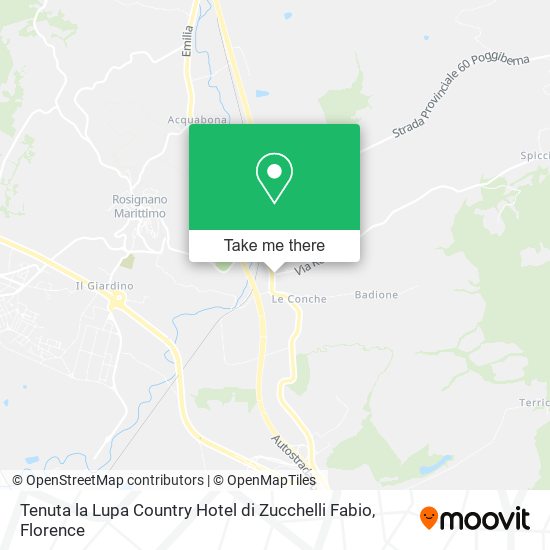 Tenuta la Lupa Country Hotel di Zucchelli Fabio map