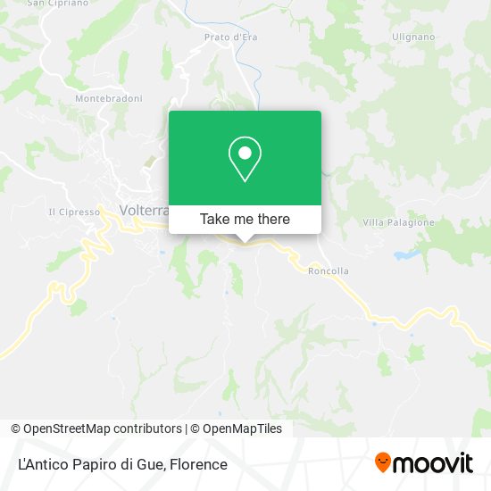 L'Antico Papiro di Gue map