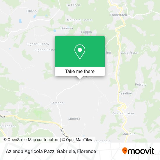 Azienda Agricola Pazzi Gabriele map
