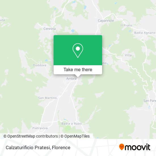 Calzaturificio Pratesi map