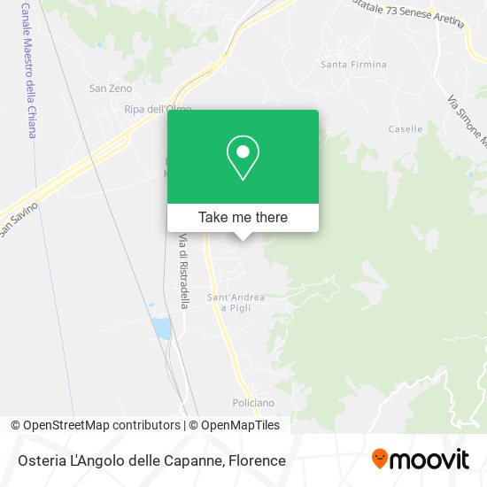Osteria L'Angolo delle Capanne map