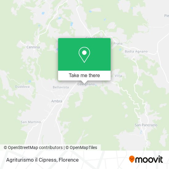 Agriturismo il Cipress map