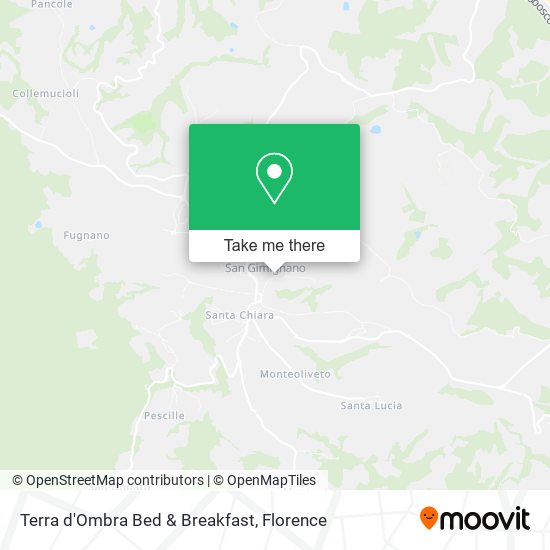 Terra d'Ombra Bed & Breakfast map