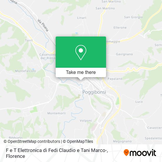 F e T Elettronica di Fedi Claudio e Tani Marco- map