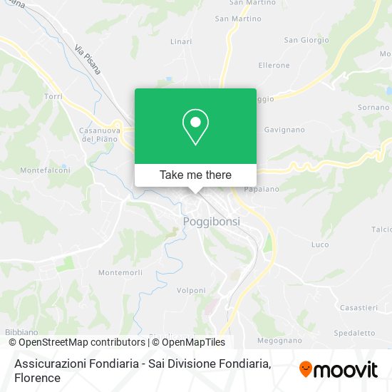 Assicurazioni Fondiaria - Sai Divisione Fondiaria map