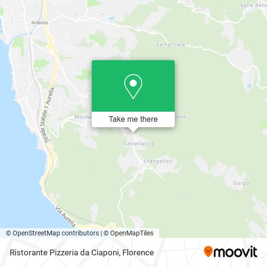 Ristorante Pizzeria da Ciaponi map