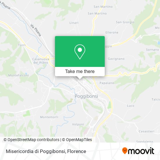 Misericordia di Poggibonsi map