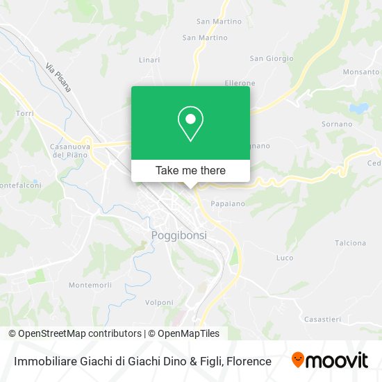 Immobiliare Giachi di Giachi Dino & Figli map