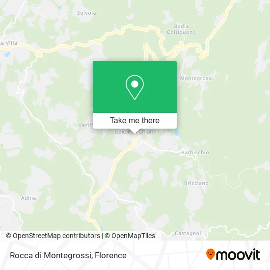 Rocca di Montegrossi map