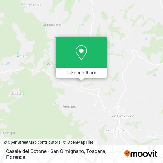 Casale del Cotone - San Gimignano, Toscana map